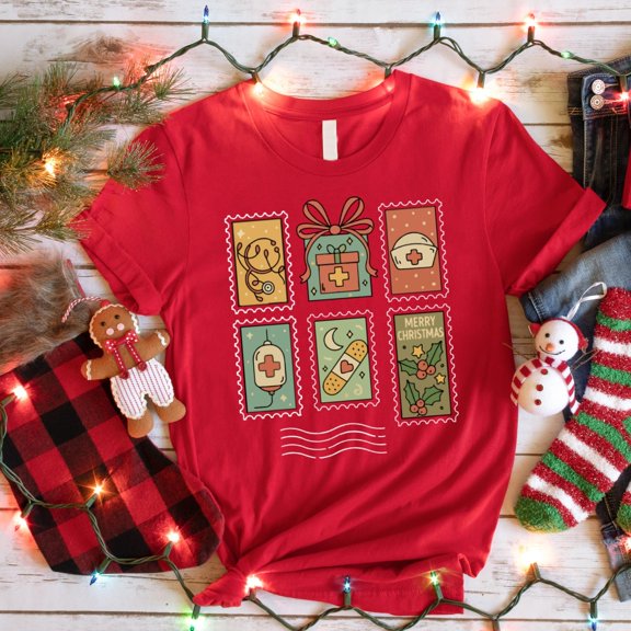 Nurse Christmas TShirtXmas Nursing ShirtHoliday Medical TeePediatric Gifts
