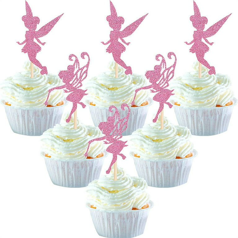 Fairy Cupcake Toppers, Cake Decoration, Birthday Fairy Cake