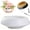 Large White, variant on Ceramic Flower Pot Flower Arrangement Set Japanese Ikebana Floral Art Supplies Flower Bowl Decorative Flower Vase for Centerpieces (Large White)