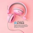 thumbnail image 3 of JLab JBuddies Studio On-Ear Kids Wired Headphones, Pink, Studio Volume Safe, 3 of 11
