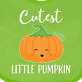 thumbnail image 4 of Inktastic Halloween Cutest Little Pumpkin Boys or Girls Baby Bib, 4 of 4