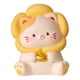 thumbnail image 1 of Estatua de gato, escultura de animal, alcancía, adorno de mesa coleccionable, maceta de ahorro Cabeza de flor S, 1 of 9