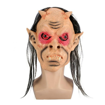 Yosoo Scary Horror Face  Mask, Latex Horror Head Masks Face Frightful for Party