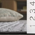 thumbnail image 5 of SAFAVIEH Maya Thalia Geometric Area Rug, Ivory/Grey, 6'7" x 6'7" Square, 5 of 11