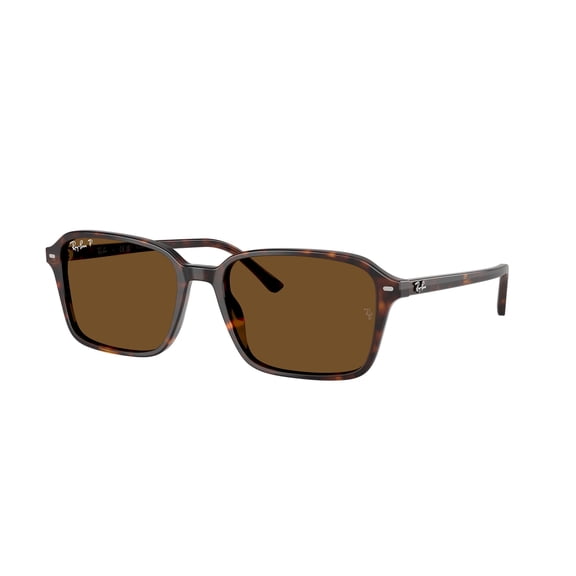 Ray Ban Sunglasses for Women and Men - Raimond RB2231 High-Bridge Designer Sunglasses with Crystal Polarized Lenses - Unisex - Havana/Brown - Size 58