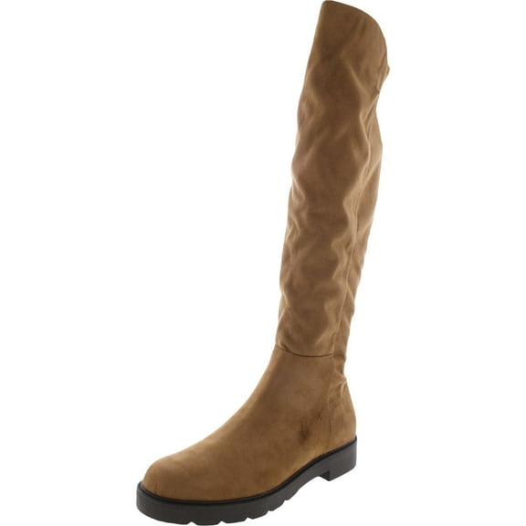 Nine West Womens Tread 2 Faux Suede Over-The-Knee Boots Brown 11 Medium (B,M)