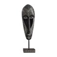 thumbnail image 3 of Escultura de máscara africana, decoración de escritorio, decoración del hogar, adorno de mesa antiguo, estatua de arte abstracto para estante, Bar, , 12x75x415cm, 3 of 8