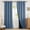 Blue, variant on Blackout Curtains 84 Inch Length 2 Panels Set for Living Room, Grommet Linen-Look Textured Light Blocking Room Darkening Energy Saving Thermal Insulated Drapes for Bedroom (W52xL84, Cream)