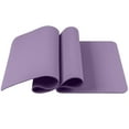 thumbnail image 3 of Thick Yoga Mat 72 "x 31" x 1/4 "- Non-Slip Exercise Mat with Elegant Patterns, Perfect for Home Workouts, Yoga & Pilates - Includes Black Elastic Carry Strap for Easy Transport, Ideal for Men and Wom, 3 of 7