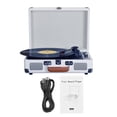 thumbnail image 1 of Lecteur,33/45/78RPM Prend en Charge la Sortie de Ligne Rca 7/10/12 Pouces Usb 33/45/78rpm Prend en Charge l'Entrée Audio Tourne-Disque Rca Lecteur Portable Lecteur de Vinyles Lecteur Portable avec Lecteur Bt Usb Tourne-Disque en Vinyle Portable Dsfen, 1 of 6