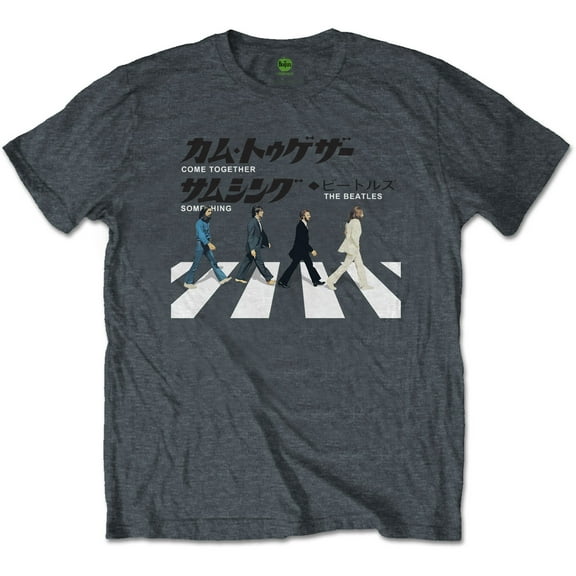 Men's Beatles Abbey Road Japanese Slim Fit T-shirt Small Heather