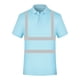 thumbnail image 1 of Camisas de Manga Corta de los Hombres Color Sólido Reflectante Ligero Transpirable Botón de la Camisa de Solapa Fácil, Girar Abajo Cuello Superior, 1 of 4