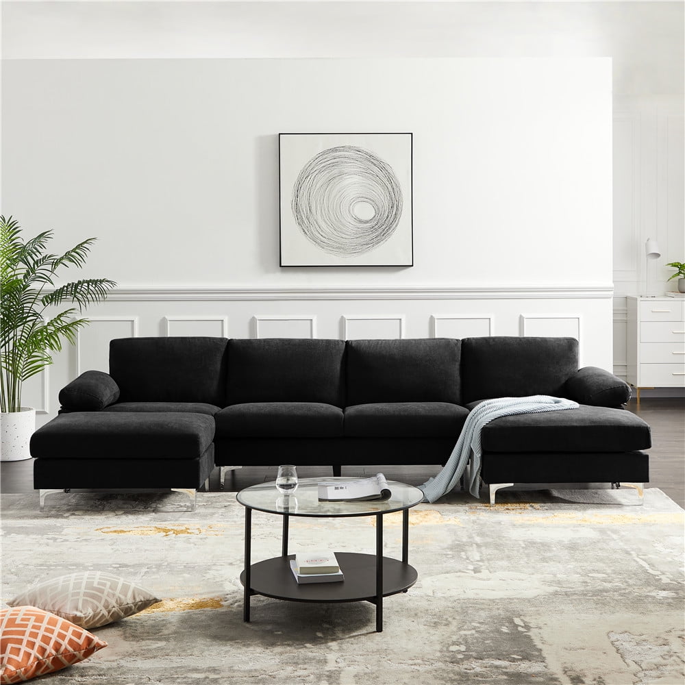Details about   Modern Sectional Living Room Dark Gray Faux Leather Power Reclining Sofa Set F1U 