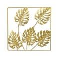 thumbnail image 1 of Golden Leaves Iron Living Room Dining Room Wall Decorative Hanging, 1 of 3