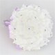 thumbnail image 3 of XmhyTop Ramo de rosas artificiales para boda, flores de champán, ramo de dama de honor con cintas de diamantes, ramos de flores falsas para bodas, compromisos, iglesias, 3 of 5
