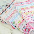 thumbnail image 5 of Topwoner 6Pcs/Pack Baby Girls Underwear Cotton Panties Kids Short Briefs Underpants, 5 of 11
