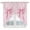 Pink, variant on Purple Bow Kitchen Window Curtains, Swag Curtains Valance for Bedroom Living Room Bathroom, Cute Bowknot Simple Pure Color Rod Pocket Window Treatment Curtain Block Drapes 2 Panels 28"x36"