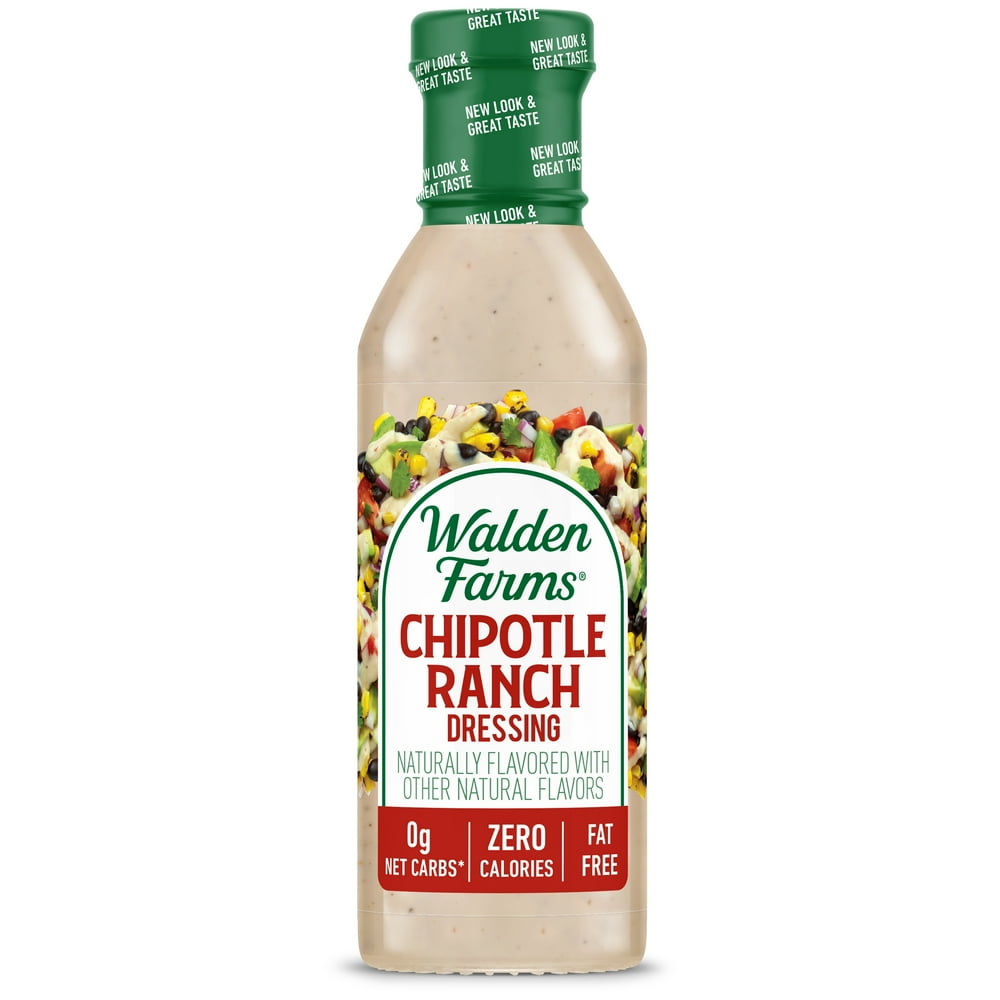 Walden Farms Chipotle Ranch Dressing, 12 fl oz