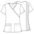 thumbnail image 6 of Cherokee Workwear Scrubs Top for Women Mock Wrap WW650, XS, Red, 6 of 6