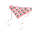 thumbnail image 1 of Womens Printed Headscarf Accessories Knitted Lace Headband, 1 of 3