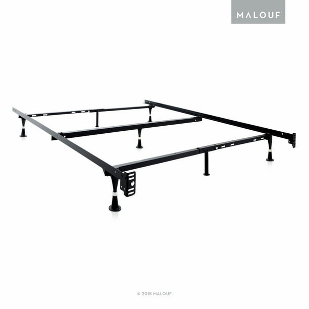 Structures Adjustable Metal Bed Frame Fits Queen, Full, Full XL, Twin
