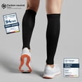 thumbnail image 4 of aZengear Calf Support Compression Sleeves for Shin Splints, Running (Black, S/M), 4 of 8