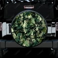 thumbnail image 1 of Realistic Forest uflage Pattern Polyester Universal Spare Wheel Tire Cover Wheel Covers for Trailer RV SUV Truck Camper, 1 of 5