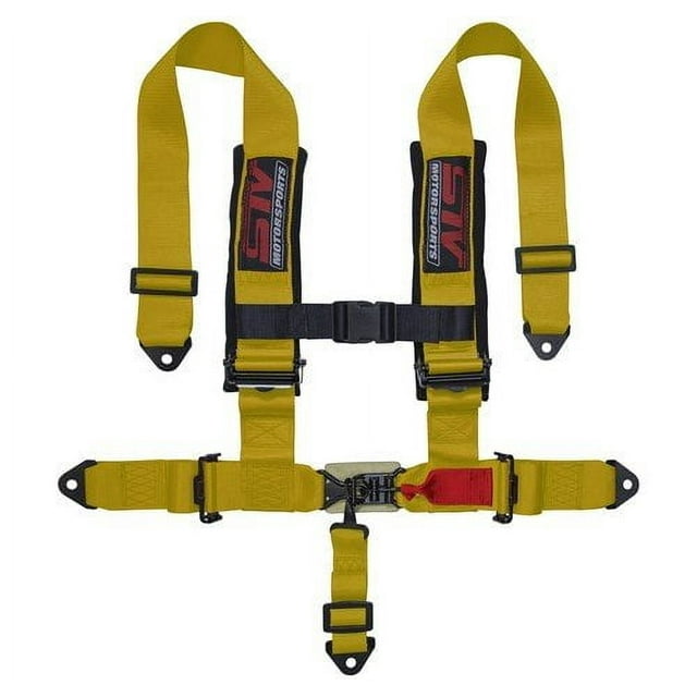 STVMotorsports Safety Harness (5 Point 3 H-Type, Yellow)