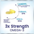 thumbnail image 3 of Omega 3 Fish Oil Supplements 2400mg - Triple Strength Omega 3 Fatty Acids, Natural Heart Health Brain & Joint Support - Fatty Acids with EPA & DHA - Wild Caught Fish Oil Supplement - 120 Softgels, 3 of 9
