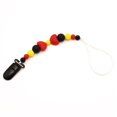 thumbnail image 3 of Silicone Pacifier Clip Holder With One Piece Design, Pack Of 2 Soft Flexible Binky Clips With Texture For Baby Boy And Girl, 3 of 5
