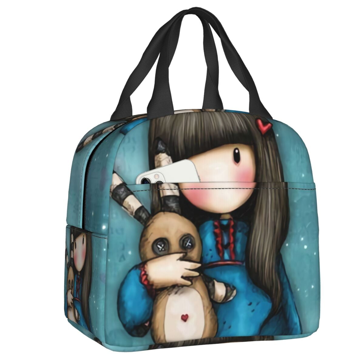 Santoro Gorjuss Resuable Lunch Boxes for Women Leakproof Girl Cartoon