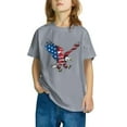 thumbnail image 5 of GERsome Boys Girls Short Sleeve T-Shirts Unisex Kids Crewneck Tee Patriotic Graphic Tees for 4th of July American Flag Shirts, 4-5 Years, 5 of 6