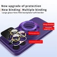 thumbnail image 4 of Magnetic Case for iPhone 15/15 Plus/15 Pro/15 Pro Max, Anti-Fall Phone Case with Kickstand, Support Wireless Charging Soft Cover, 4 of 8