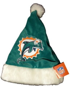 miami dolphins santa hat