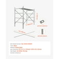 thumbnail image 2 of KFFKFF Scaffold Cross Bracing 6ft x 4ft, Set of 8 Durable Carbon Steel Scaffold Cross Reinforcements, X-Form Scaffold Safety Component  (Only Cross Braces Sold), 2 of 9