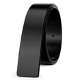 thumbnail image 2 of Catelles High-end Black Leather Men's Business Casual Leather Belt without Teeth, Durable and Stylish Gift Box Set&For waist 48in Width 1.5in(3.8cm), 2 of 9