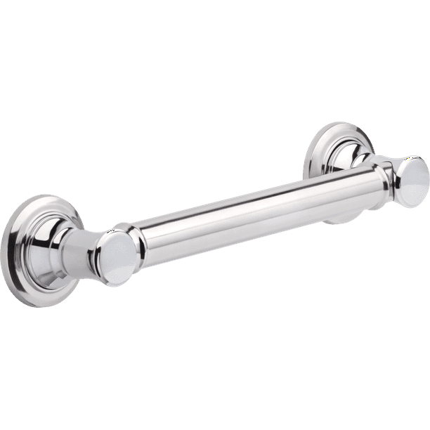 Delta 41612 12" Traditional Decorative ADA Grab Bar, Chrome Walmart