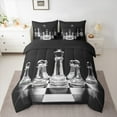 thumbnail image 2 of Manfei Geometric Checkerboard 7-Piece Twin Bedding Sets,Board Game Gaming Bedding Comforter Set,International Chess Sheet Sets For Girls Boys,Super Cozy Room Decor Reversible, 2 of 8