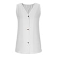 thumbnail image 6 of Wowcloth Women's Casual Button-Up Top, Solid Color for Spring and Summer Daily Wear, 6 of 7