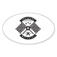 thumbnail image 1 of CafePress - It's Only Checkers Or Wreckers - Sticker (Oval), 1 of 1