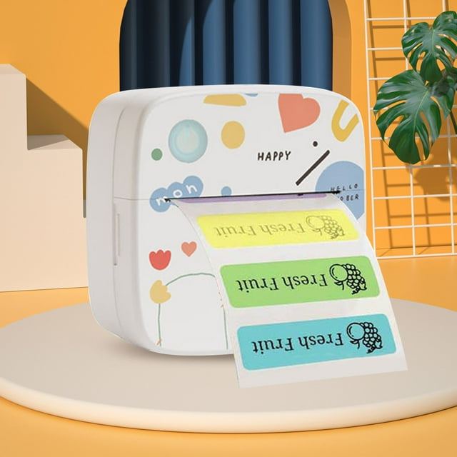Chmadoxn Label Printers Photo Label Printing Wrong Organiser Small Home Portable Wireless Bluetooth Thermal Home Storage Kitchen Sorting label printers
