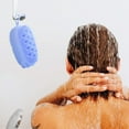 thumbnail image 4 of Esponjas corporales exfoliantes de silicona, cepillo corporal para baño o ducha de doble cara, esponja de silicona/esponja integrada, 4 Uds., 4 of 5