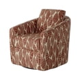 thumbnail image 2 of Southern Motion Daisey Wood and Fabric Swivel Glider in Brick Red, 2 of 4