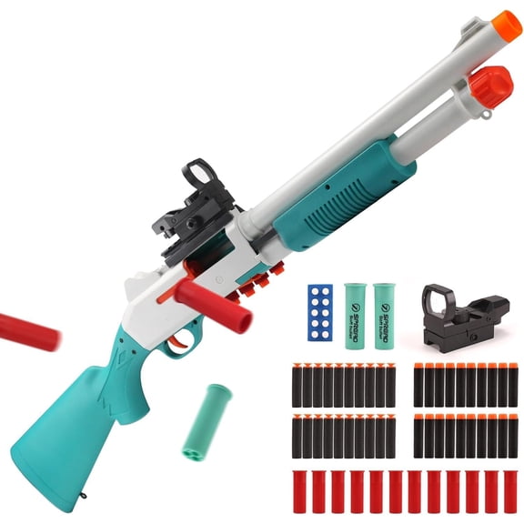 30-Inch Soft Dart Blaster Foam Blaster –  Airsoft, Shell-Ejecting, Spring-Loaded for Outdoor Fun 14  Years Old