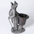 thumbnail image 4 of Statue de Grenouille Debout avec Pot de Fleurs, 4 of 6
