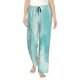 thumbnail image 1 of Balery Blue Marble Pantalones de pijama para mujer, pijamas ultraligeros, pantalones de estar por casa-Medium, 1 of 6