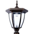 thumbnail image 5 of Olurrisa Mailbox/Post Light Combination Kit , Post with Mailbox, Fluted Base, Decorative Modern Mailbox with Post, Stratford Heavy Duty Cast Aluminum Mailboxes for Outside,, 5 of 9