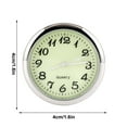 thumbnail image 2 of COM1950s 4Inch Dashboard Fluorescent Clock - Mini Car Sticked To Watch Car Truck Dashboard and Vent Mini Car Clock, 2 of 8