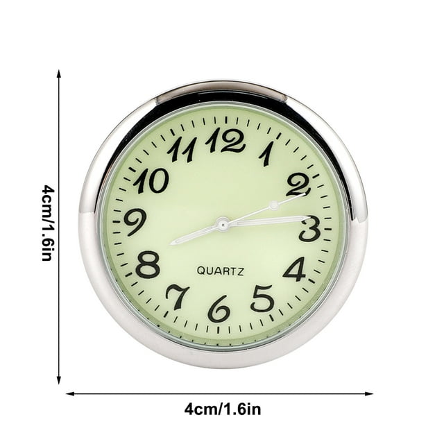 Dining Chair Covers 4inch Dashboard Fluorescent Clock - Mini Car Sticked To Watch Car Truck Dashboard And Vent Mini Car Clock