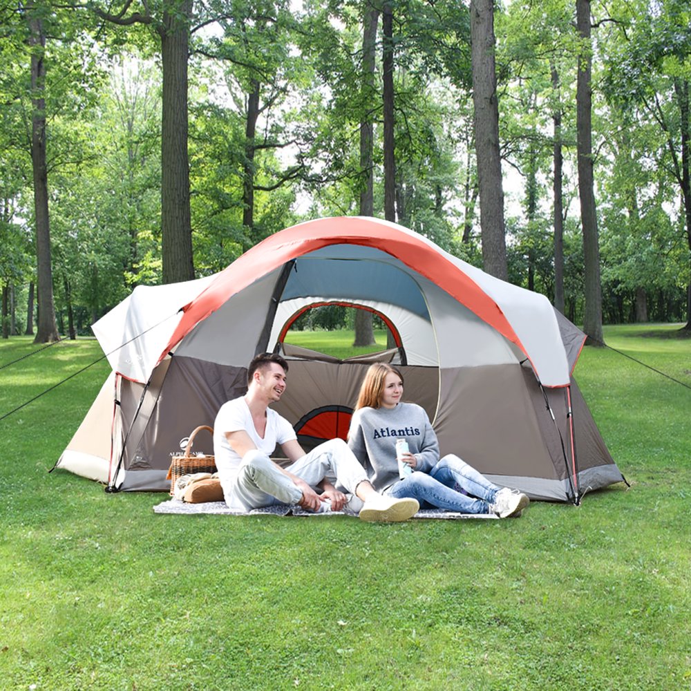 MF Studio 6 Person Pop up Dome Tent Portable Camping Tent with Carry